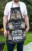 Picture of MANS CANVAS APRON - DUDE WITH FOOD